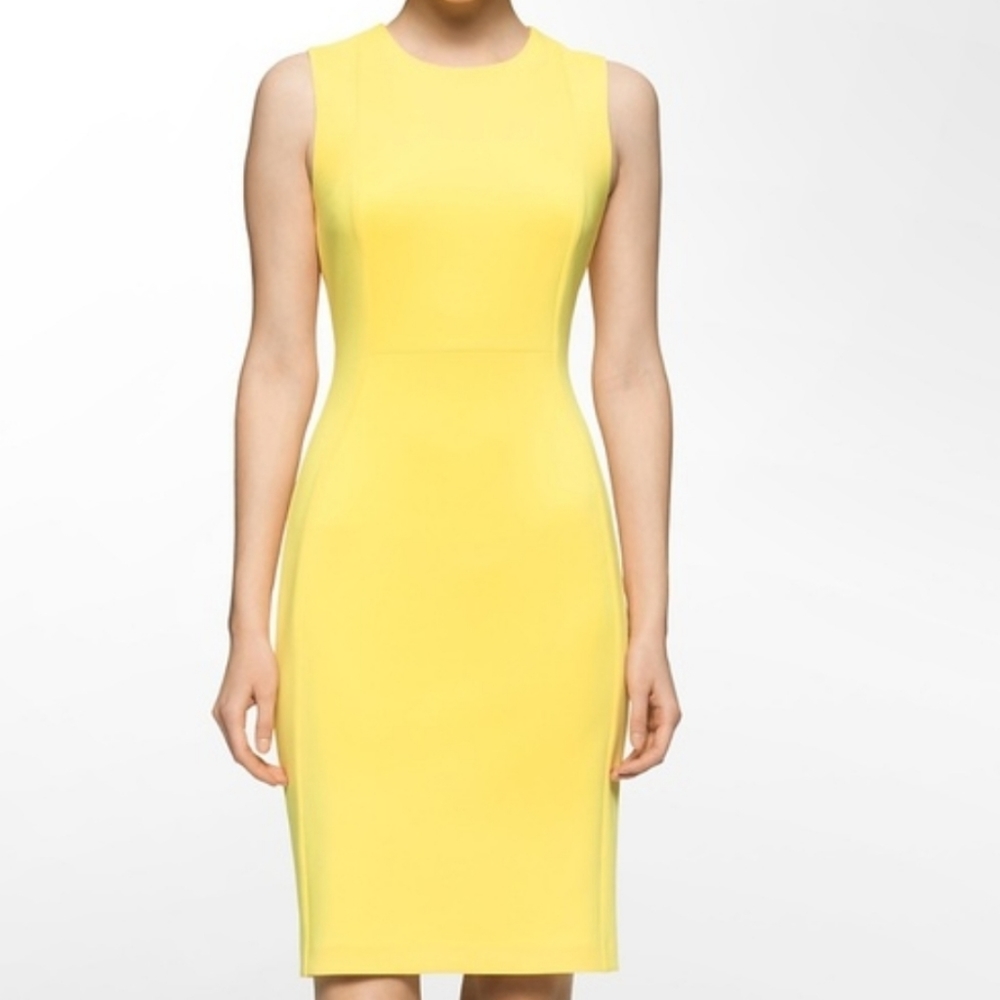 Ann Klein Yellow Dress